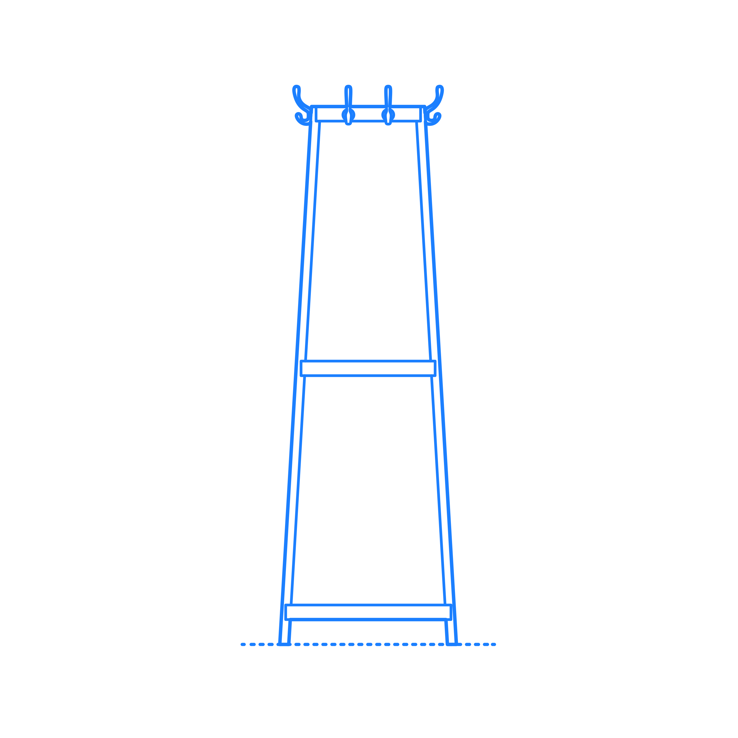 Furniture Coat Rack Hat Stand Ermont Coat Rack Outline Drawing Svg Vector Free Vectors